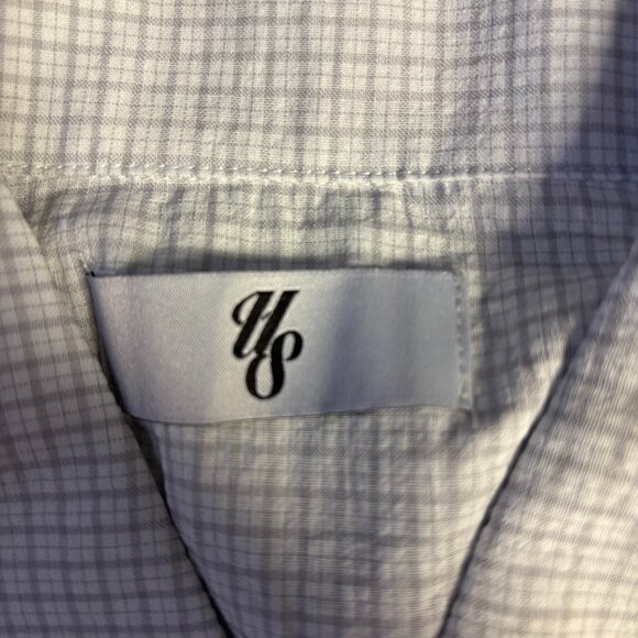 Uptus Studios Toronto - Grey Patched Button Up - Medium - NWT - Picture 2 of 2